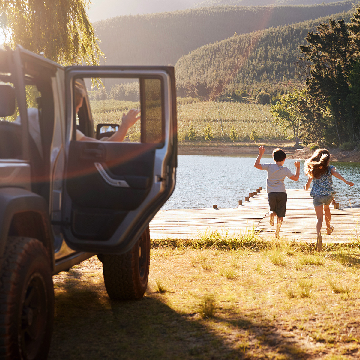 Family trip to the lake