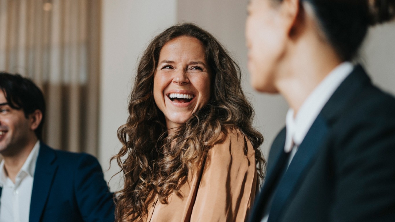 People smiling