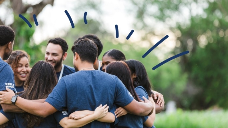 People hugging