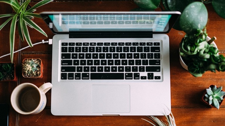 Banking from home online