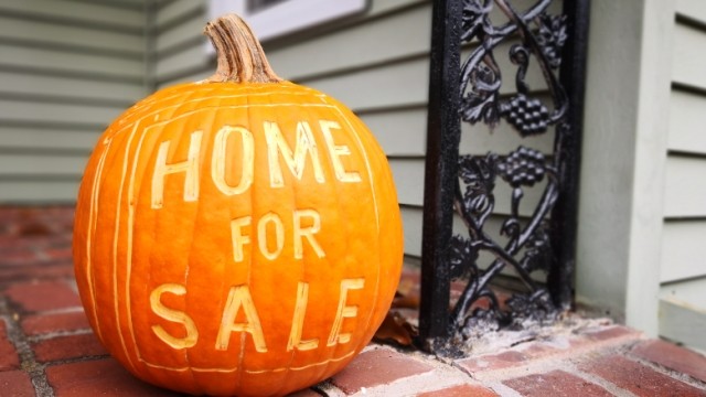 Pumpkin says home for sale