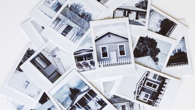 Instant photos of houses