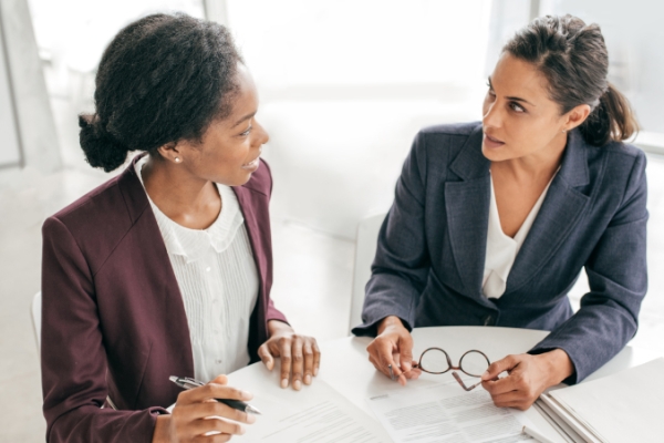 tax expert helping