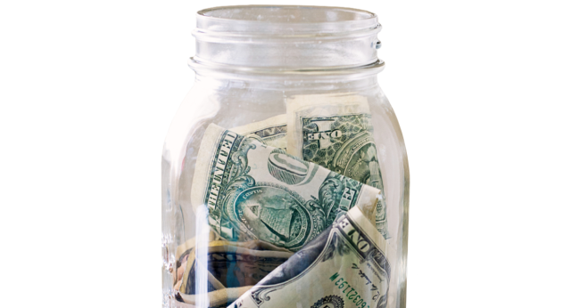 jar of cash