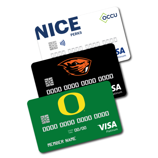 3 different credit card types