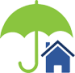 umbrella over house