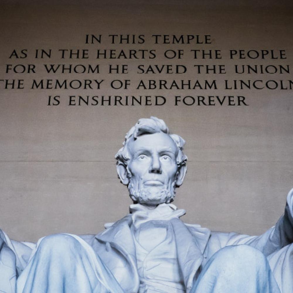 Lincoln Memorial in honor of Presidents Day