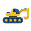 Illustration of a construction vehicle
