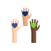 Illustration of hands