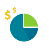 Illustration of a pie chart